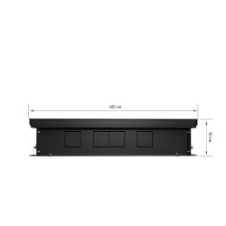 Внутрипольный конвектор Royal Thermo Atrium 90/400/1200-DG-U-NA