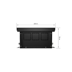 Внутрипольный конвектор Royal Thermo Atrium 110/200/1100-DG-U-LB