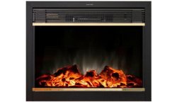 Каминокомплект Interflame Сиена сланец белый с очагом Jupiter FX M Brass