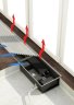 Внутрипольный конвектор Varmann Qtherm Electro QE 180.110.1250 RR U EV1