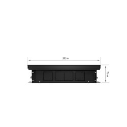 Внутрипольный конвектор Royal Thermo Atrium 75/300/2500-DG-U-AU