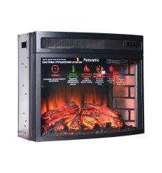 Каминокомплект Interflame Экстер сланец махагон под очаг Panoramic 06 25 LED FX